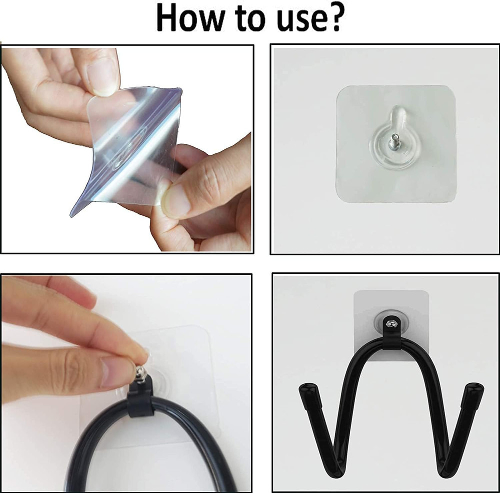 3 Pack Universal Self-Adhesive Game Controller Wall Mount Storage Organizer Stan