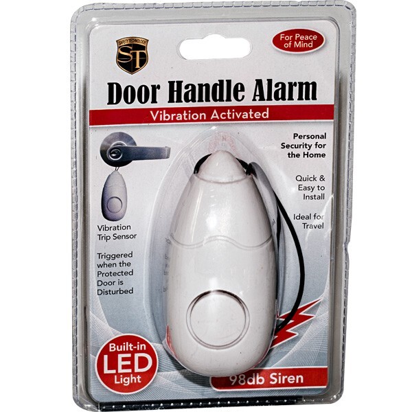 Portable Door Window Guard 98dB alarm with flashlight