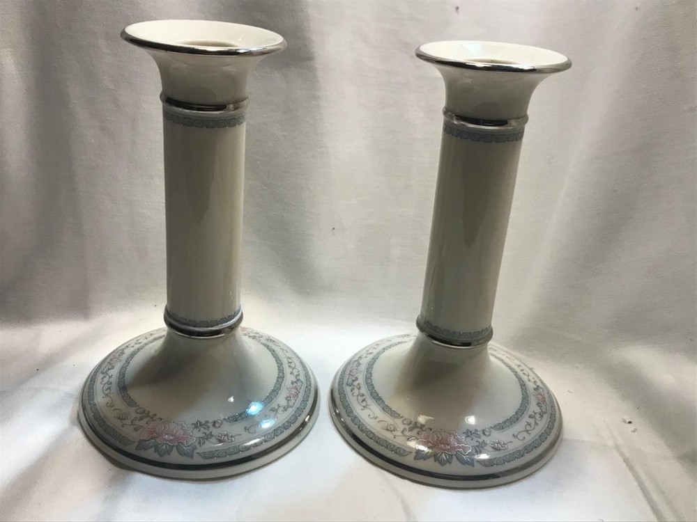 Lenox Charleston Candlestick Pair