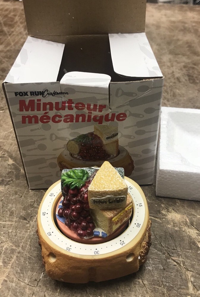 Fox Run Wine Cheese And Bread Timer Alarm