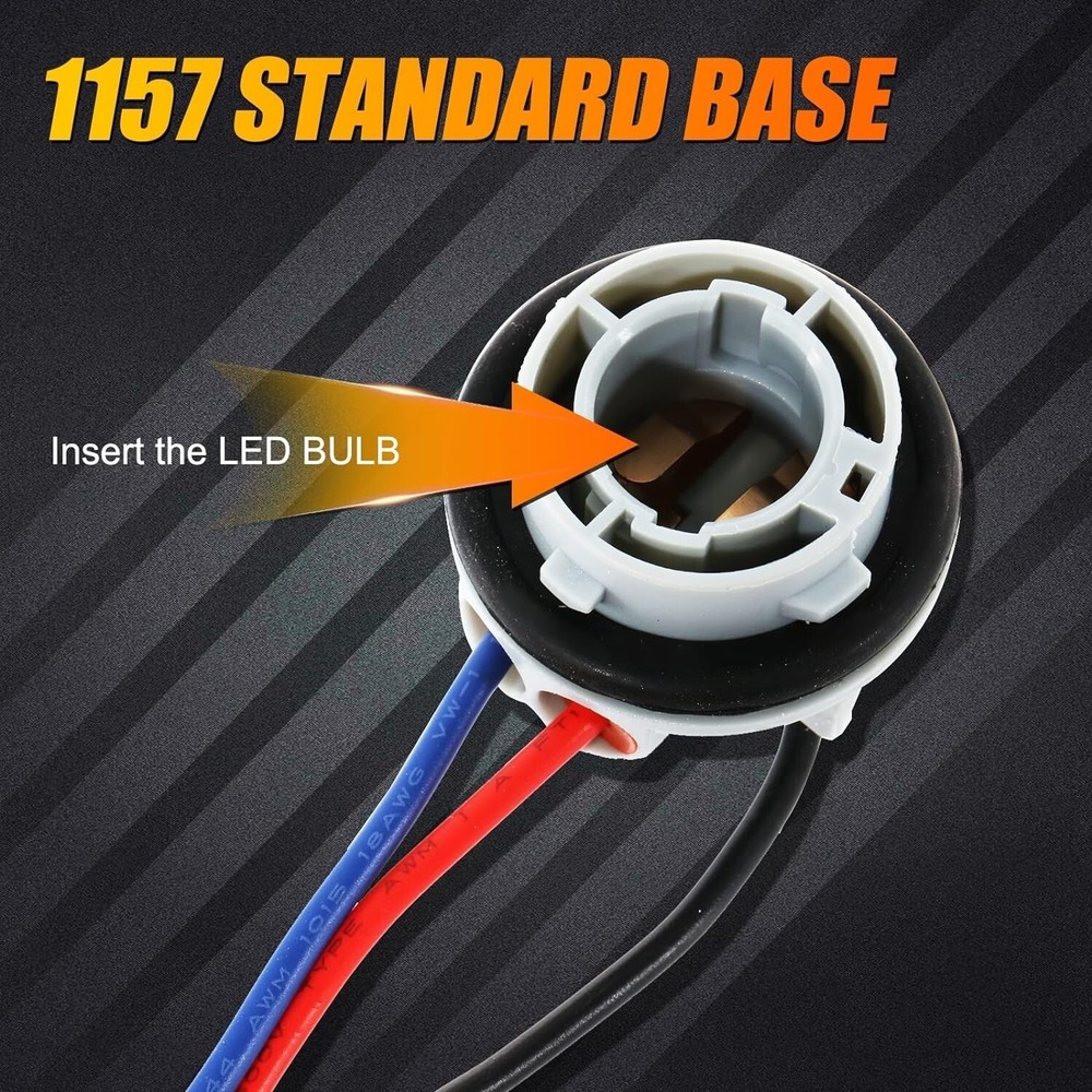 Auxbeam 1157 Anti Flicker Resistor 1157 2057 2357 7528 BAY15D Load Error Decoder