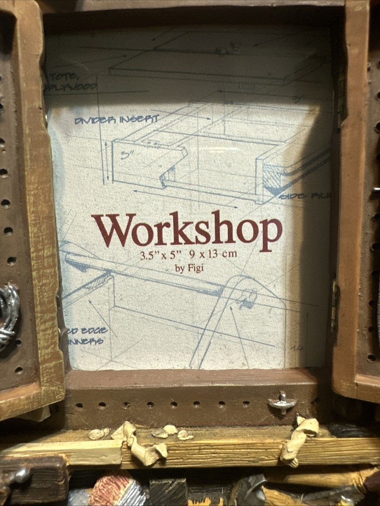Figi Workshop Hinged Picture Frame 3.5” X 5” New Condition