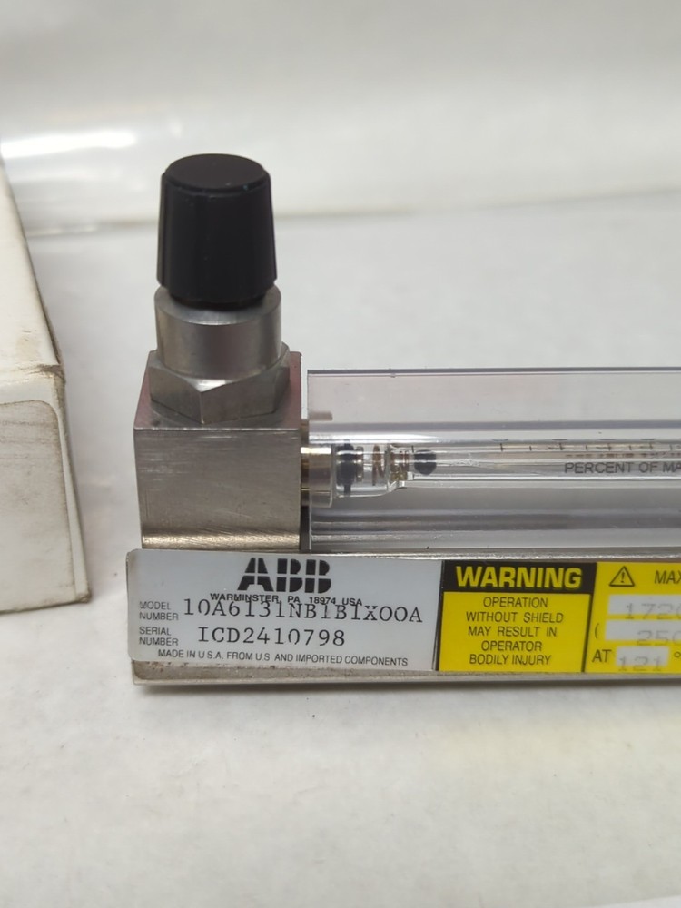 ABB,10A6131NB11B1B1X00A,VARIABLE AREA FLOW METER NOS