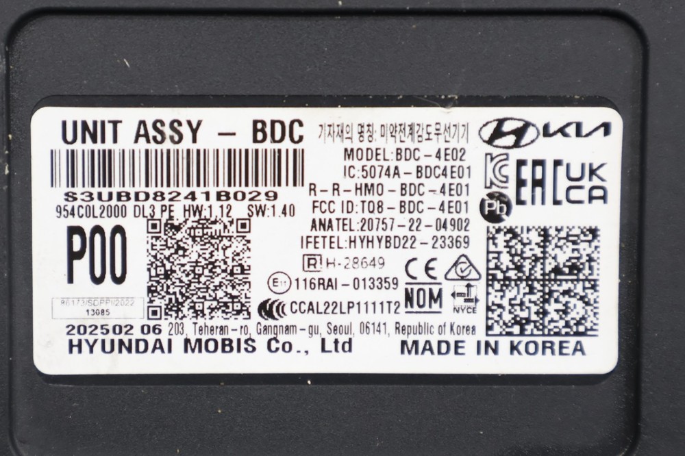 2021 - 2025 KIA K5 BODY COMPUTER CONTROL MODULE BCM UNIT OEM