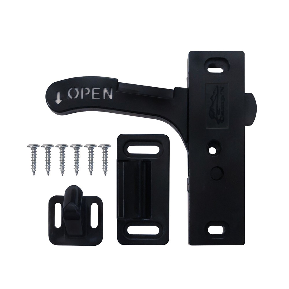 RV Screen Door Latch Left Hand Handle Kit fits Camper Motorhome Travel Trailer