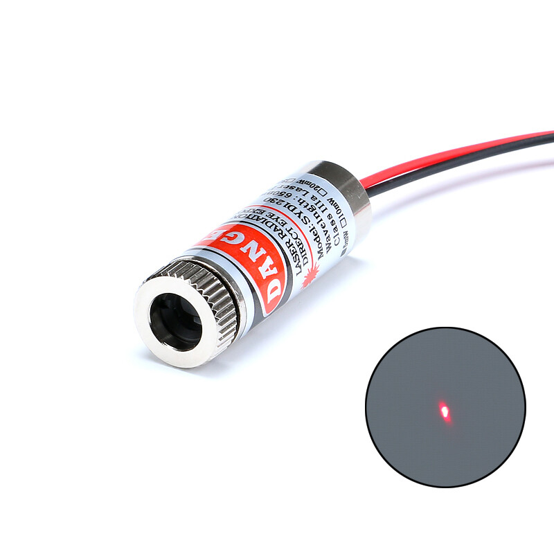 5pcs focusable 650nm 5mw Laser Diode Module Red Dot laser 12x35mm