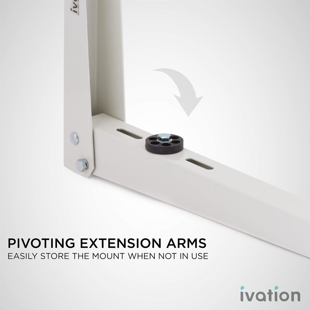 Ivation Split AC Mounting Bracket, Universal Heavy-Duty Outdoor Wall Mount