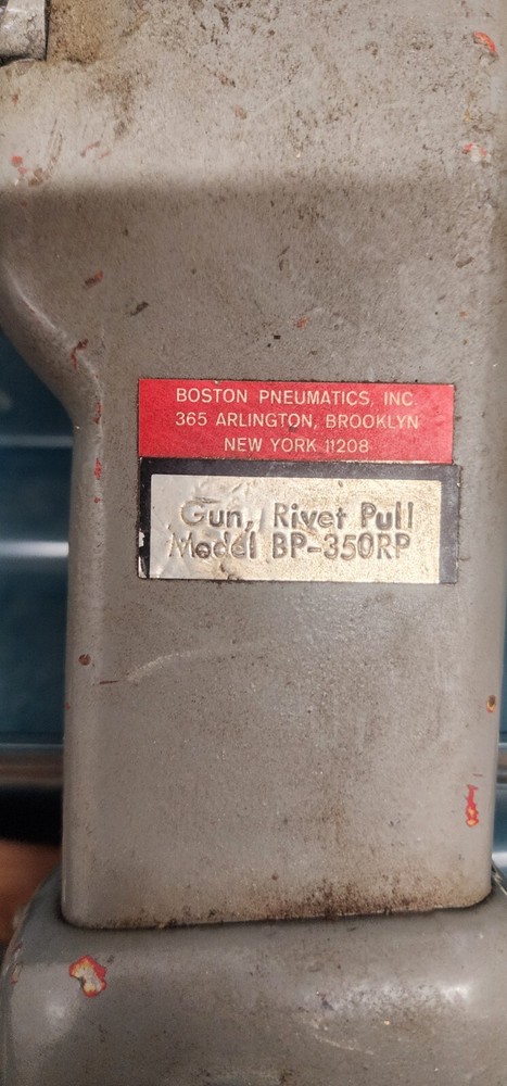 Boston Pneumatic Rivet Puller & Accessories Lot With Box