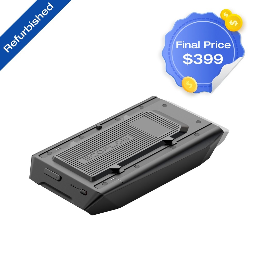 EcoFlow WAVE 2 Add-On Battery, 1159Wh Battery Certified Refurbished