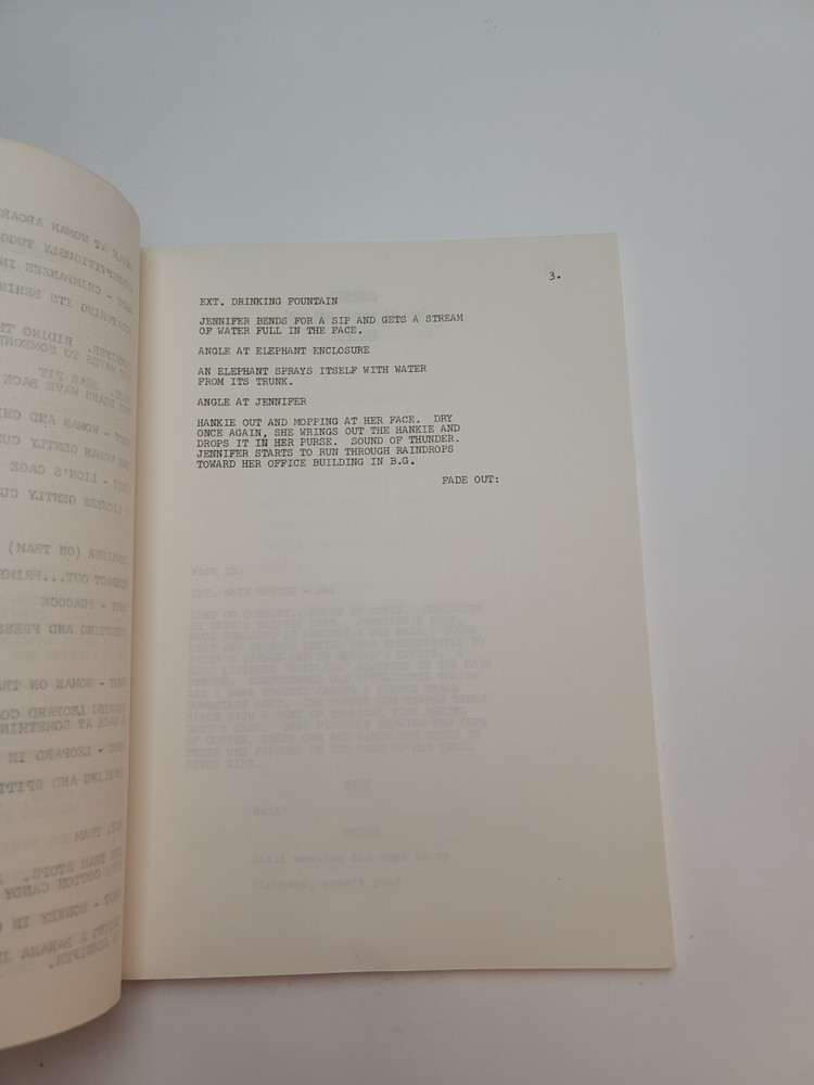 JENNIFER / Frank Waldman 1975 Unproduced TV Series script, Viacom Enterprises