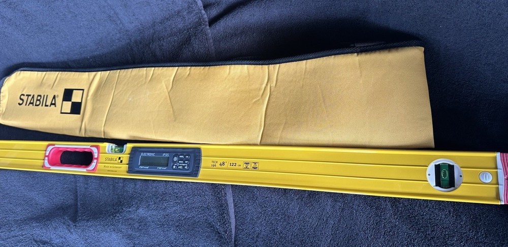 Stabila 48" Tech 196 Electronic Level Dust & Waterproof IP65 With Case