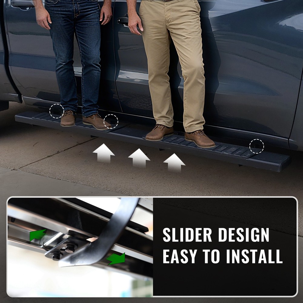 Side Protective 2019-2026 Ford Ranger Super Crew Cab 6" Running Board