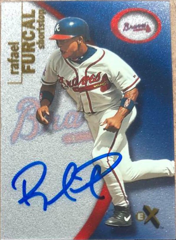 Rafael Furcal Autographed 2001 Fleer E-X #86