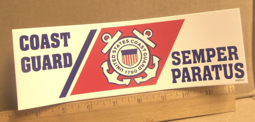 US Coast Guard - Semper Paratus Bumper Sticker