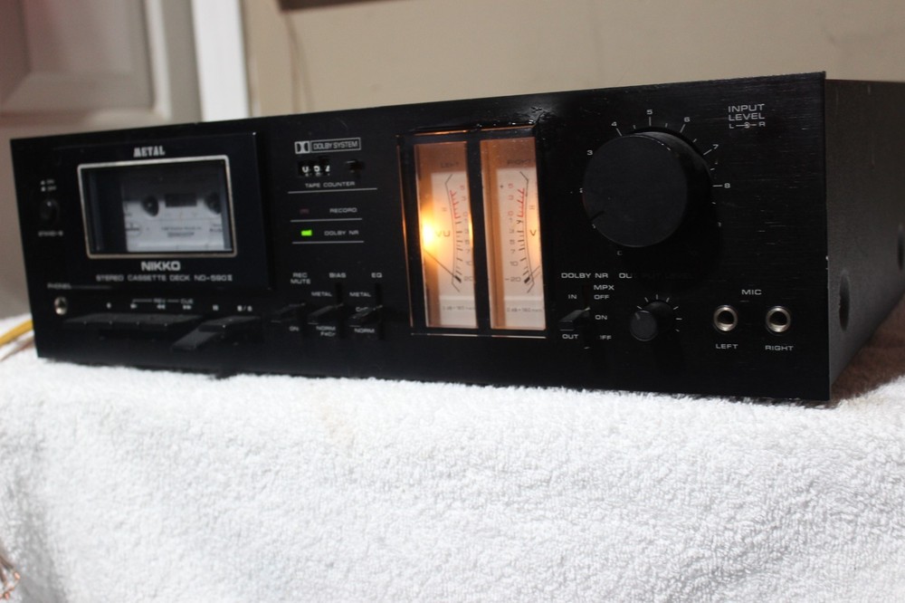 Nice Nikko ND-590II Cassette Deck Please Read