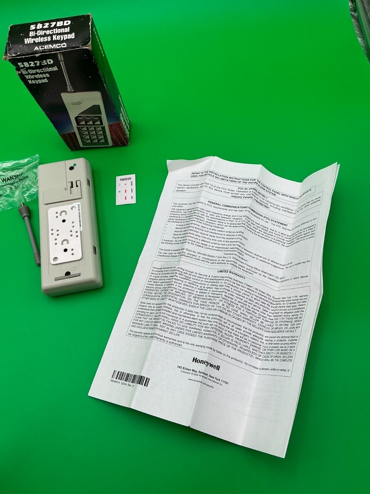 Ademco 5827BD Bi Directional Wireless Keypad