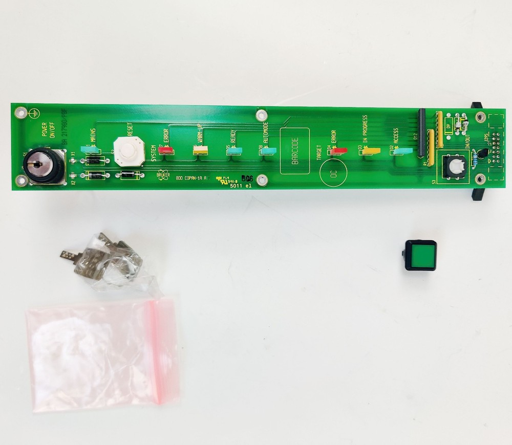 Bruker Microflex MALDI TOF LT/SH Control Panel PCB with Key BDD COPAN-1A Tested