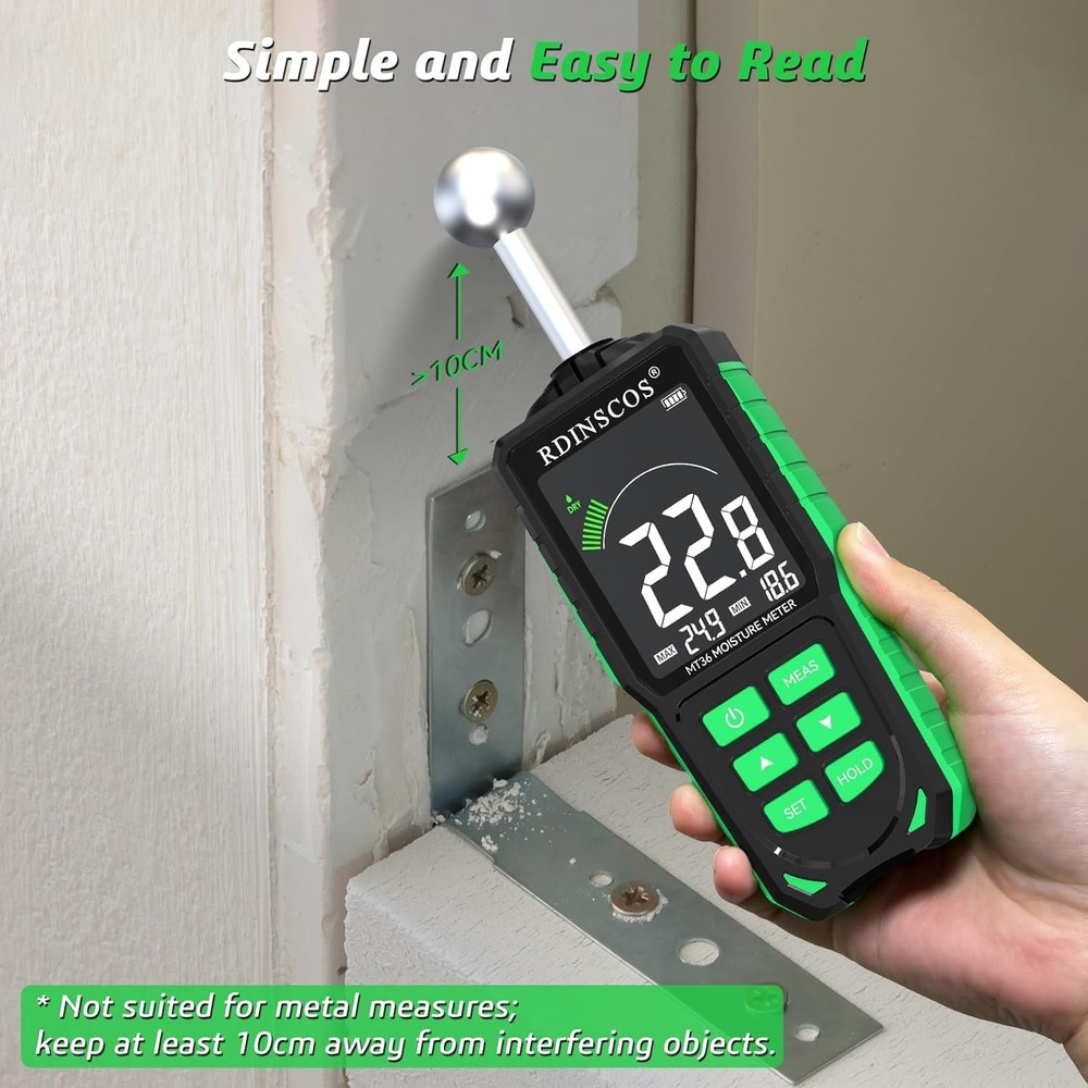 Accurate Moisture Detector for Renovation Projects