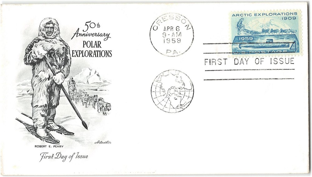 US #1128 First Day Cover (FDC), 1959