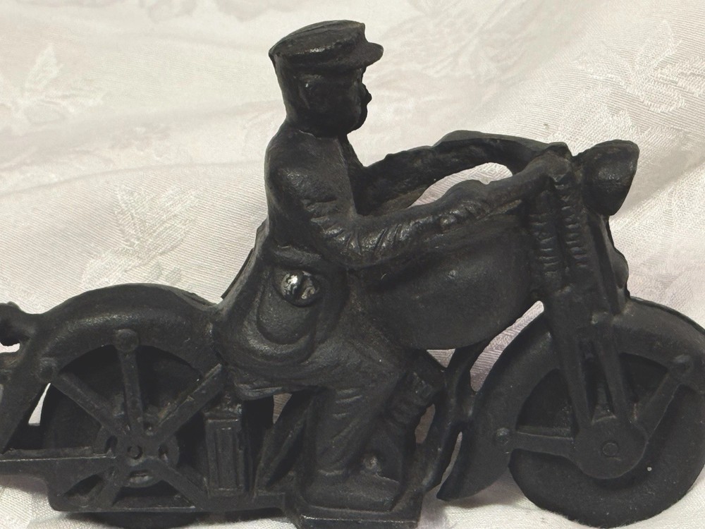Vintage Motor Cycle Policeman