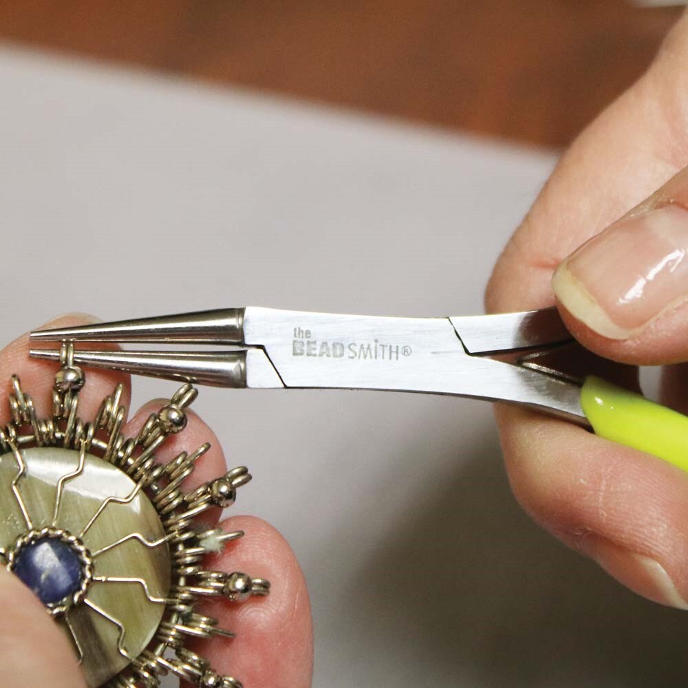 1 Bead Smith Micro Mini Round Nose Pliers 5" Long for Wire Wrapping
