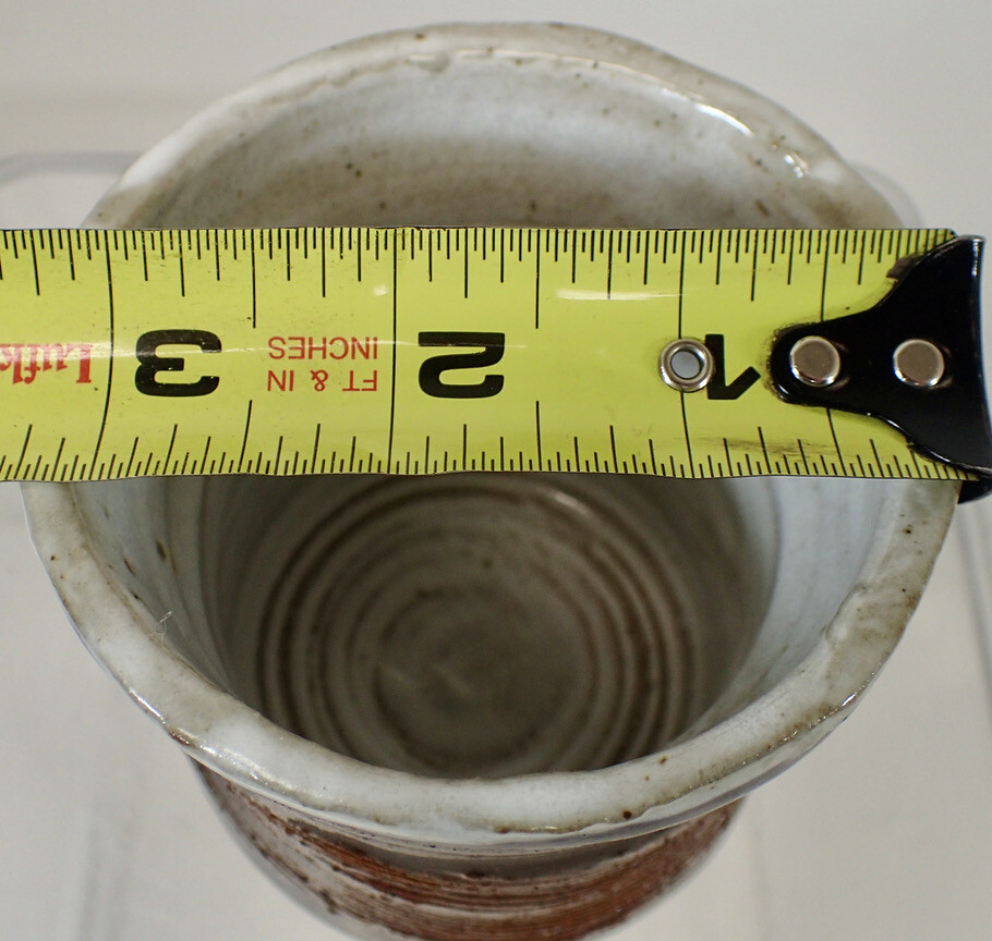 Unique Handmade Brown Glazed Clay Pottery Cup