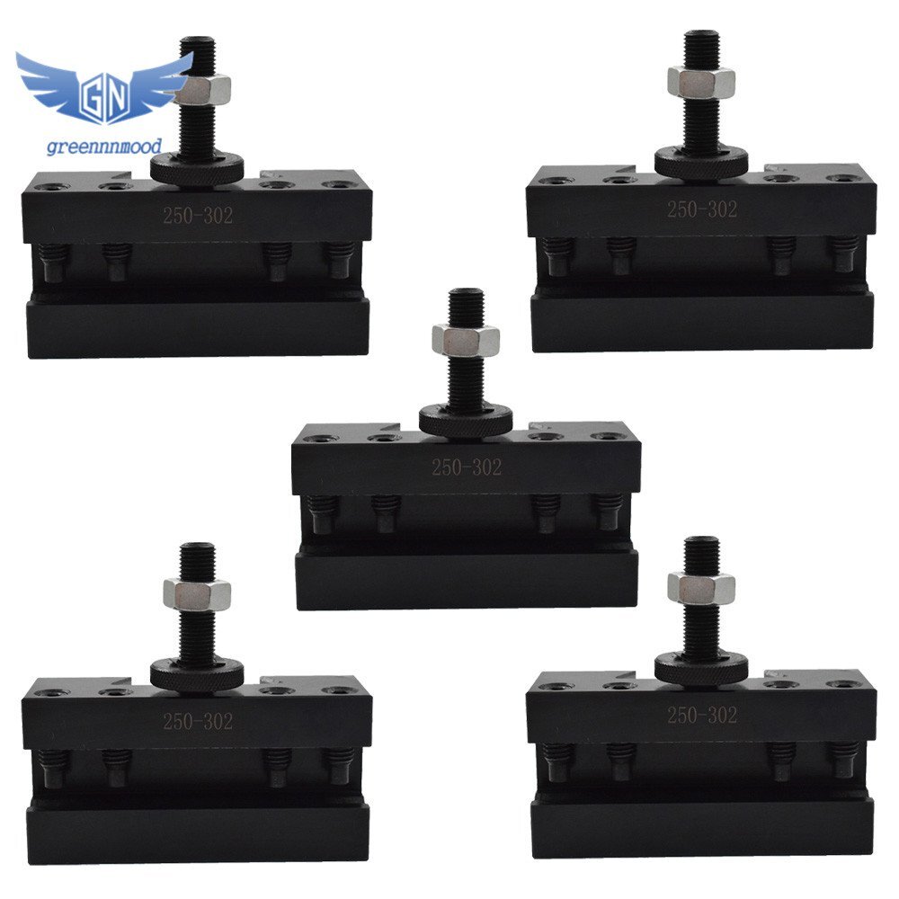 5Pcs CXA #2 250-302 Quick Change Tool Post Boring Turning & Facing Holder Lathe