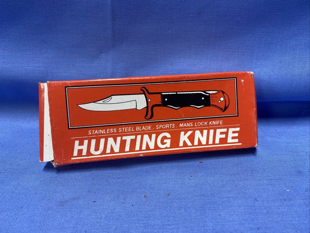 vintage folding hunting knife