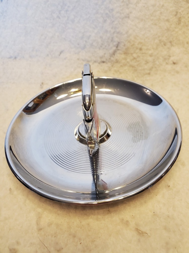 Vintage Ronson Tempo Table Lighter Chrome Plated