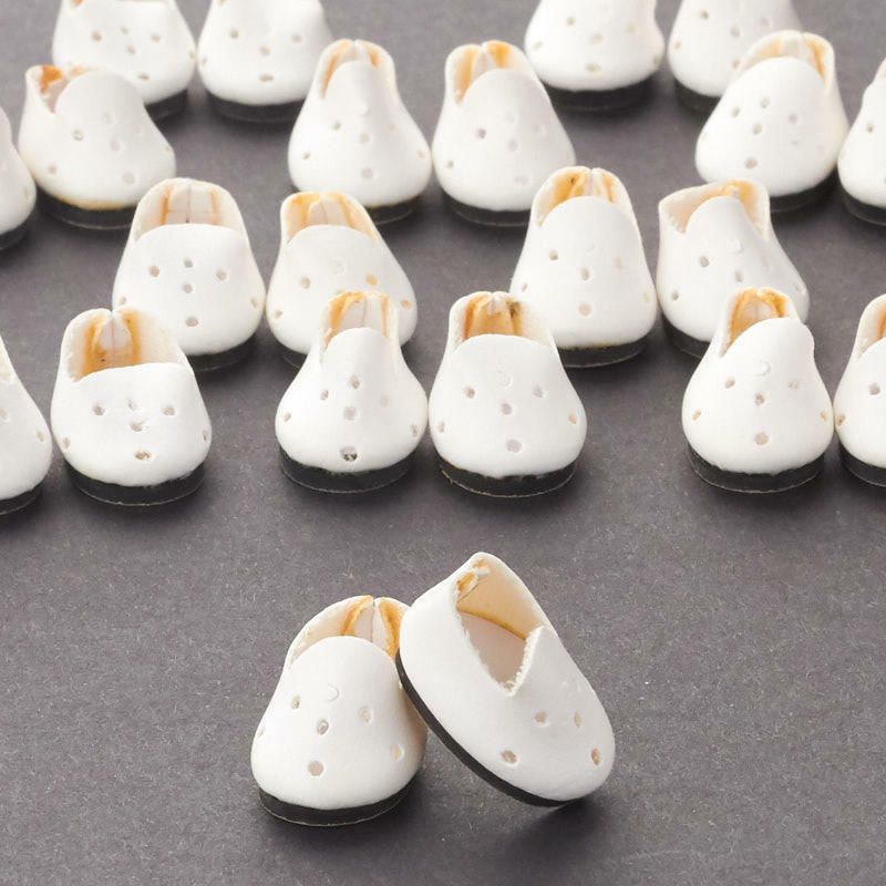 Tallina's White Doll Shoes