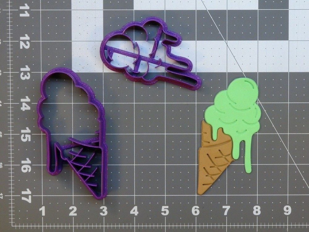 Ice Cream 266-B496 Cookie Cutter Set
