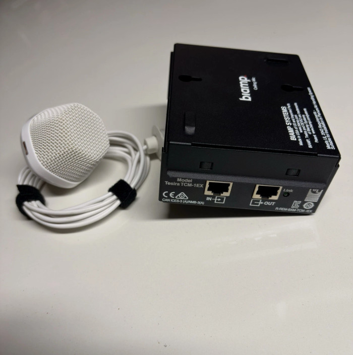 Biamp Tesira TCM-1EX Ceiling Microphone White