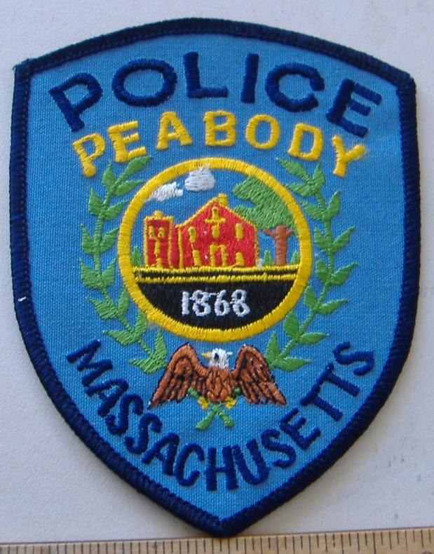 PEABODY  MASSACHUSETTS  POLICE  FABRIC   PATCH