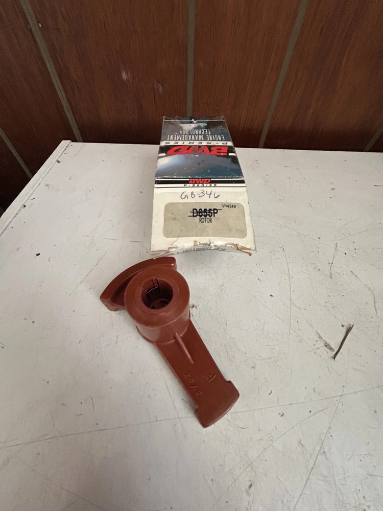 BWD D655P Distributor Rotor P-Series Brown Plastic Ignition Replacement Rotor