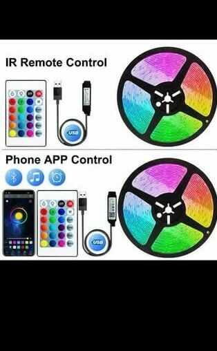 RGB LED Strip Light USB Bluetooth 5V 10m/32foot