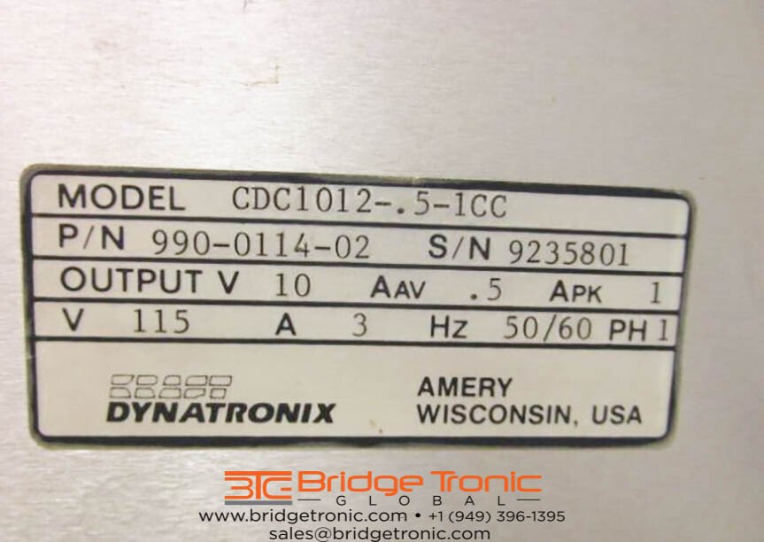 Kraft Dynatronix CDC 1012-.5-1 CC Current Distribution Module