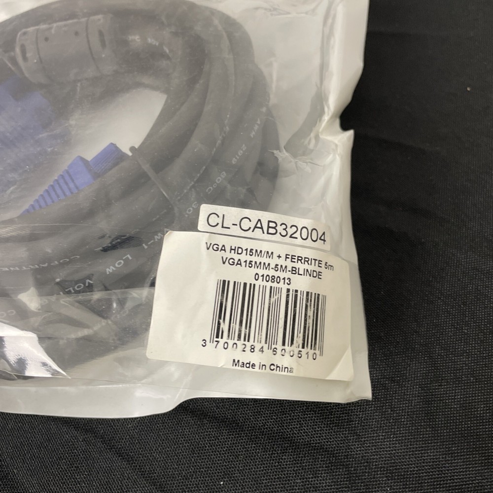 Connectland - CL-CAB32004 - VGA HD 15M/M + FERRITE 5m