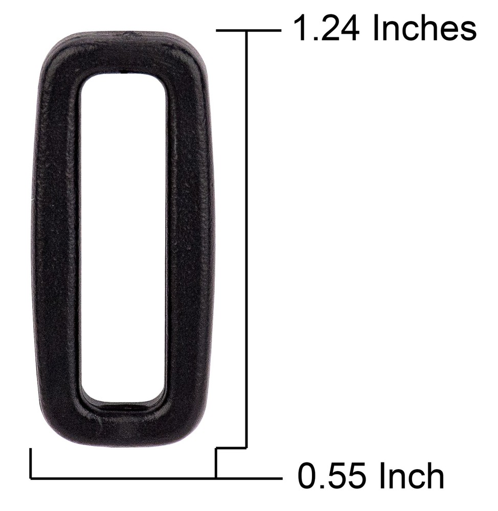 50 - Country Brook Design® 1 Inch Plastic Rectangle Ring