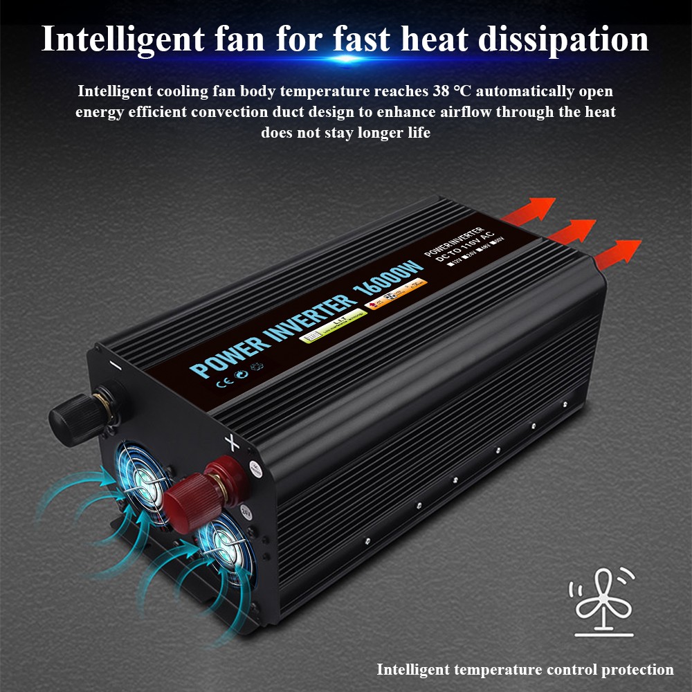 16000W Complete Solar Power Generator 100A Solar Panel Kit Home 110V Grid System