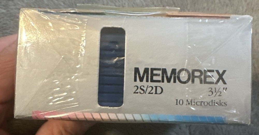 Memorex 2S2D Double Sided 3.5" Microdisks Floppy Discs 10-PACK - SEALED