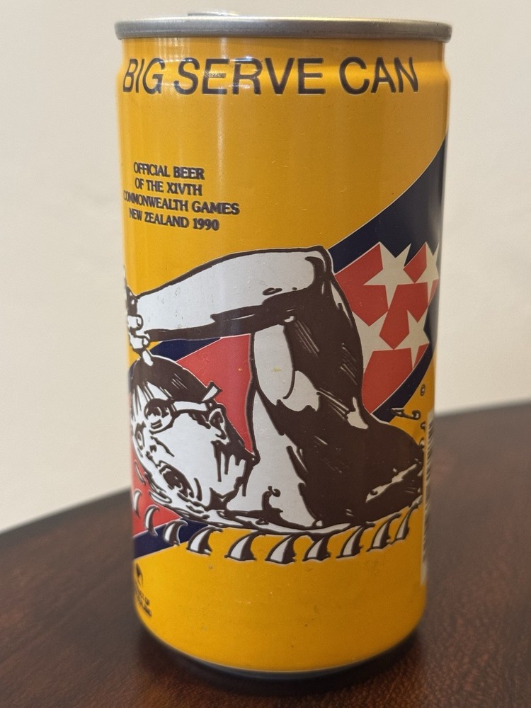 DB Draught Bitter - Swimmer -  Commonwealth Games - Empty Beer Can Top-opened