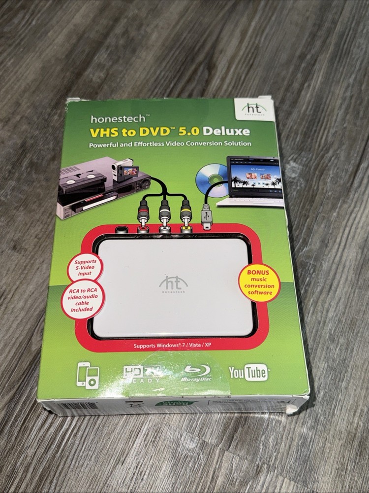 Honestech VHS to DVD 5.0 Deluxe Powerful & Effortless Video Conversion Solution