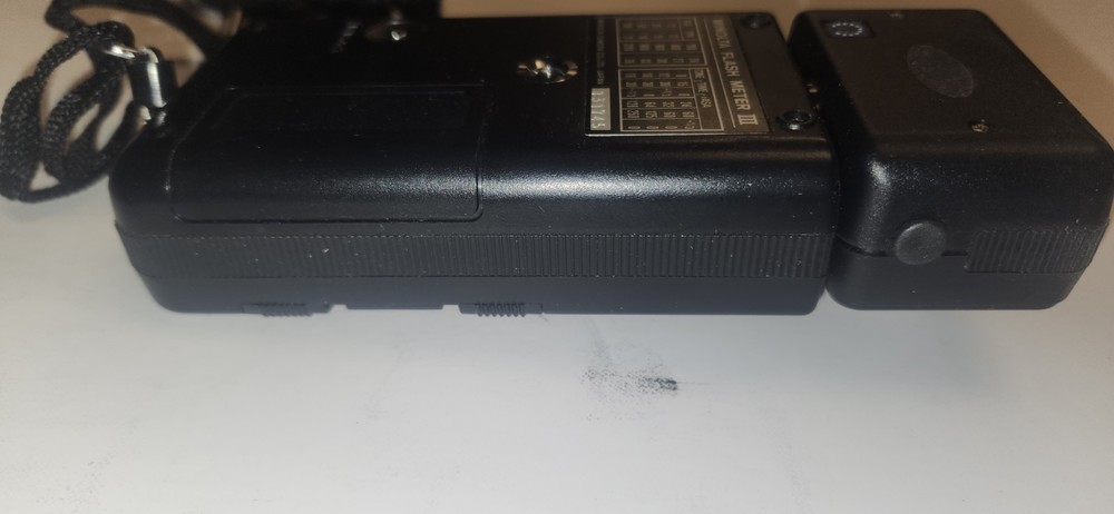 Minolta Flash Meter III light meter + CASE - TESTED - WORKS