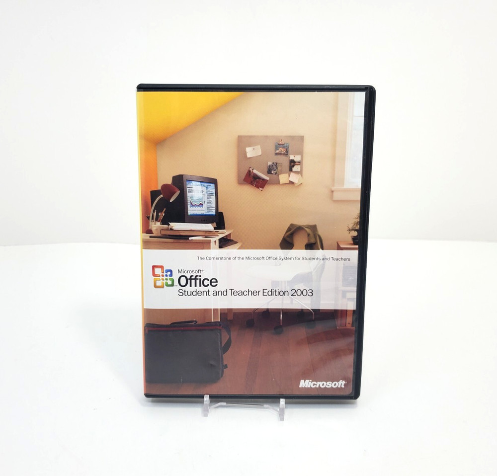 Microsoft Office 2003 Student and Teacher Edition Product Key & Disc