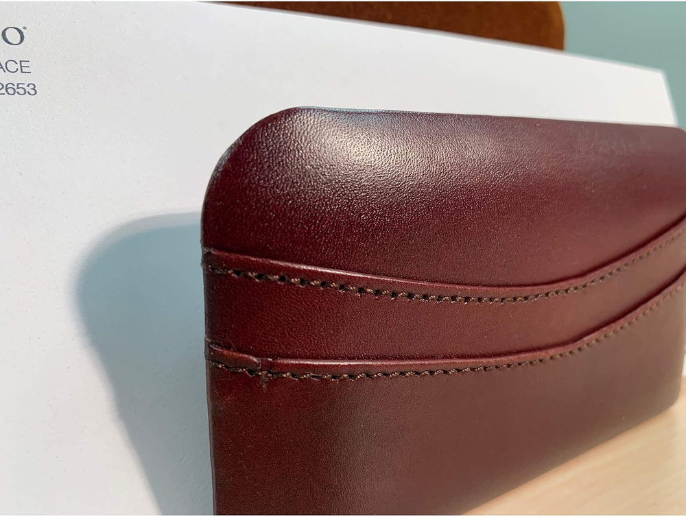 Mocha Leather Letter Holder