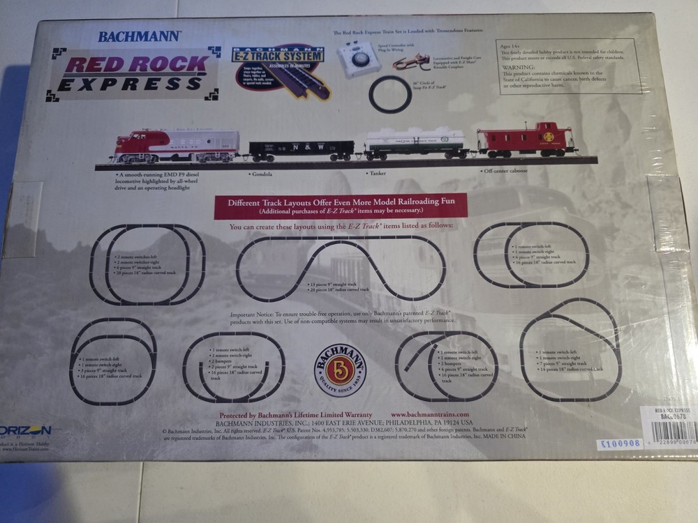 Bachmann Red Rock Express HO Scale Train Set BAC00678 (Sealed)