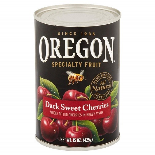 Oregon Specialty Fruit Dark Sweet Cherries 2 Can Pack
