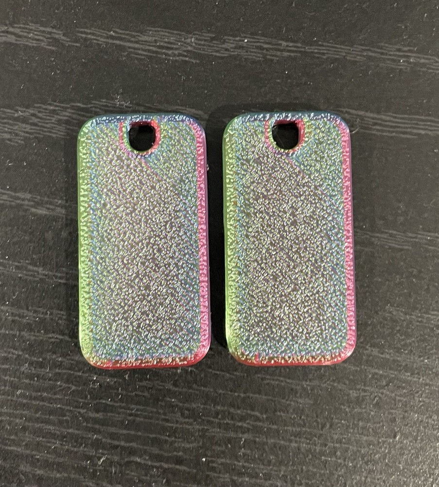 Flat Pocket Whistle (3 Pack) - Multiple Colors Available. Keychain whistle