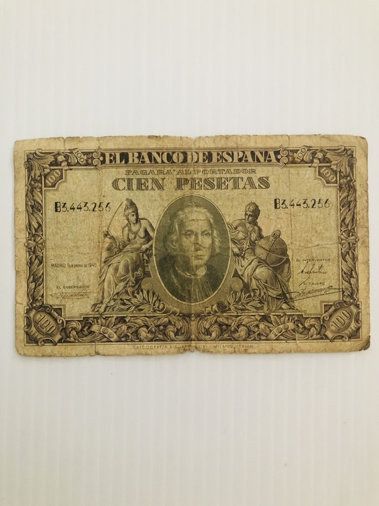 Spain 100 Pesetas 1940 P-118