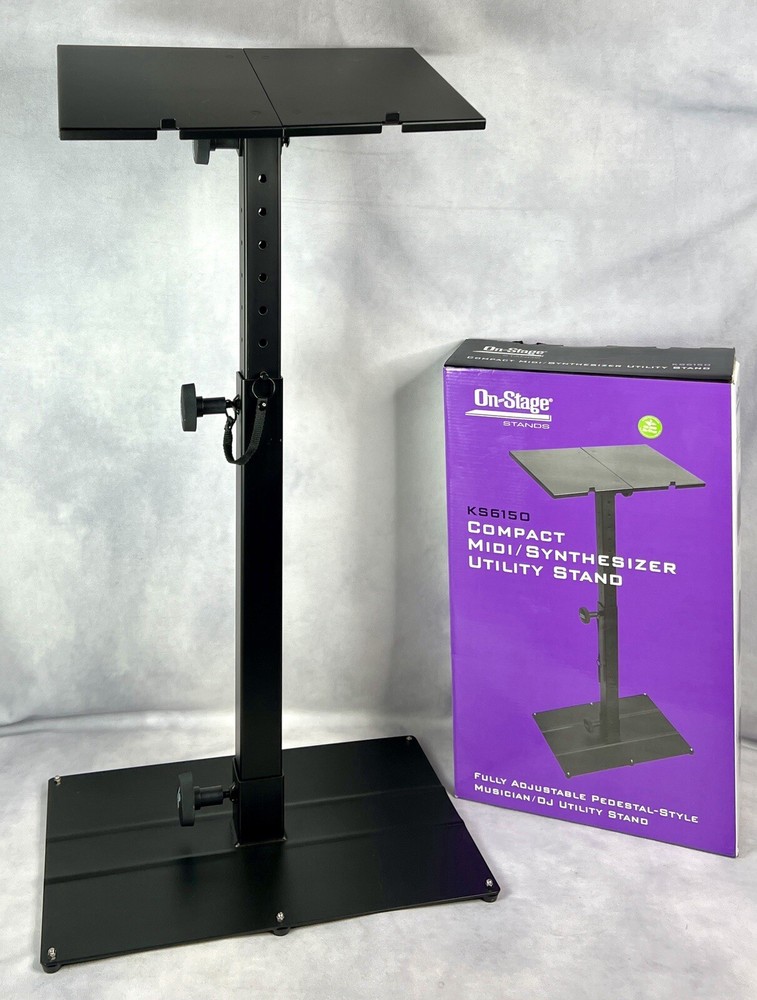 On-Stage Stands KS6150 Compact MIDI/Synth Utility Stand